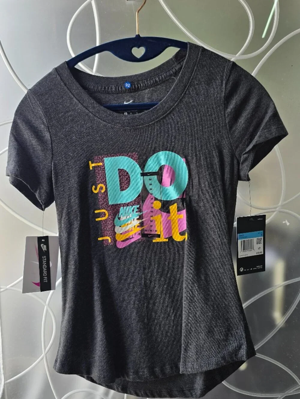 NWT Nike Grey Just Do It Girls Tshirt- multiple sizes available